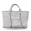Mixed Fibers Small Deauville Tote Light Blue