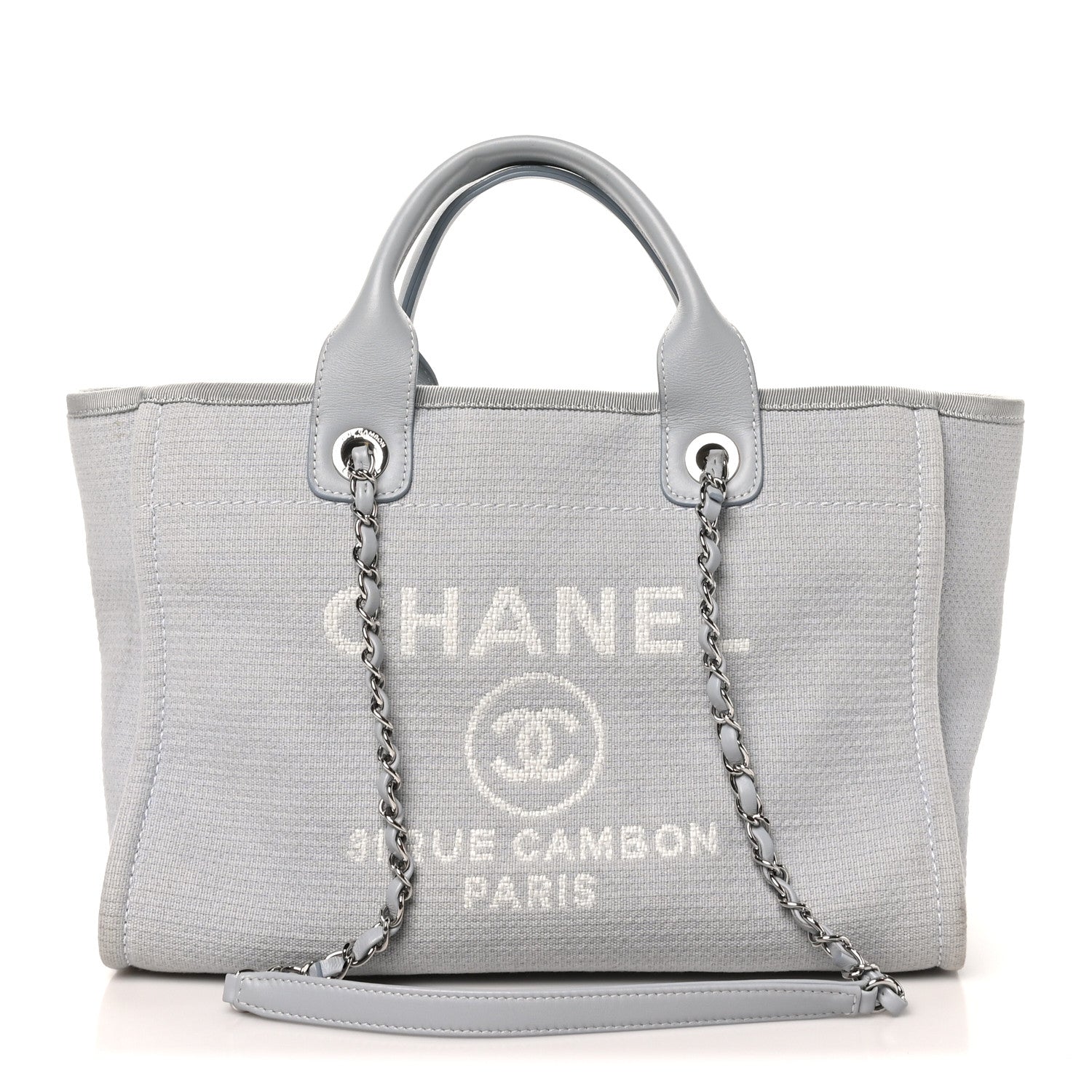 Mixed Fibers Small Deauville Tote Light Blue