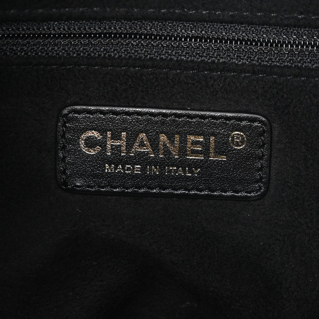 Caviar Deauville Drawstring Backpack Black