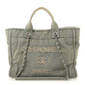 Denim Small Deauville Tote  Light Blue