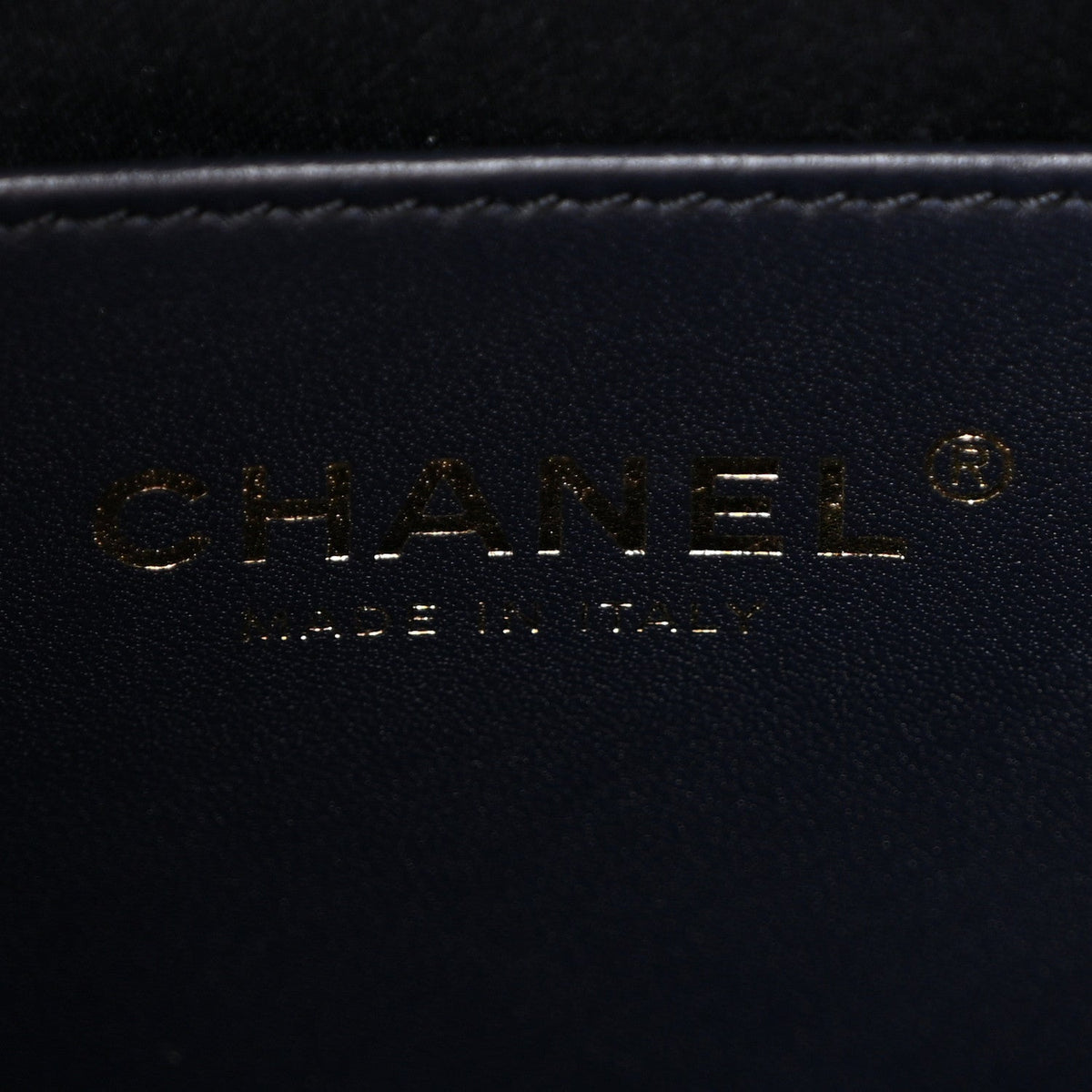 Denim Quilted Medium Chanel 25 Handbag Dark Blue