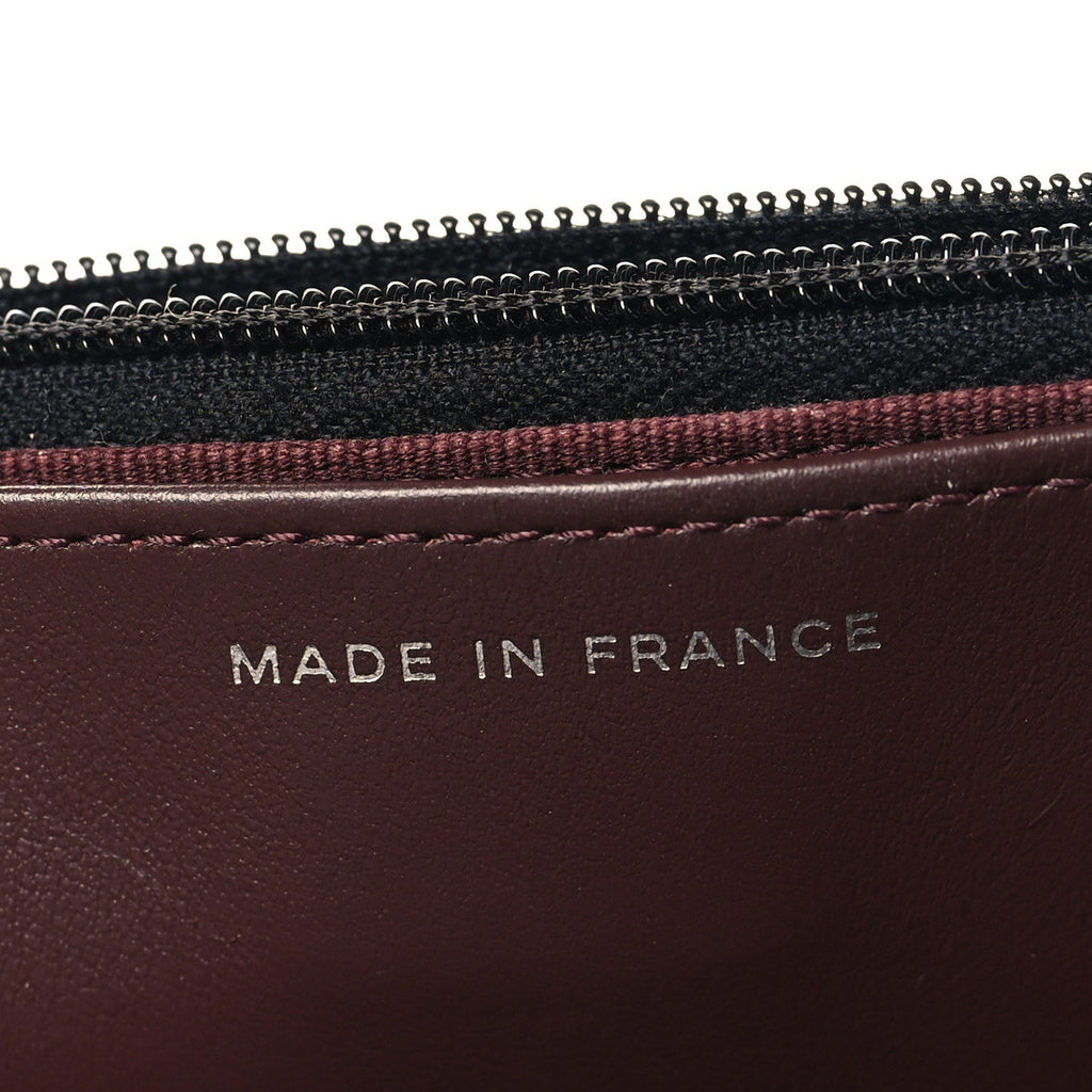 Caviar Quilted CC Turnlock Wallet On Chain WOC Black