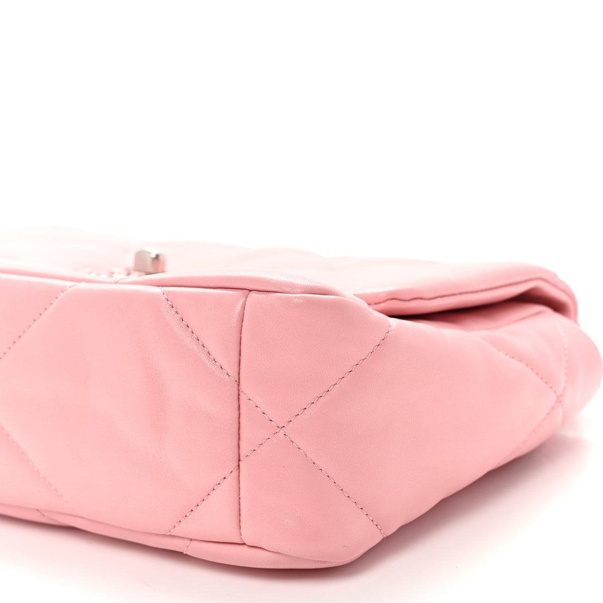Lambskin Quilted Medium Chanel 19 Flap Light Pink