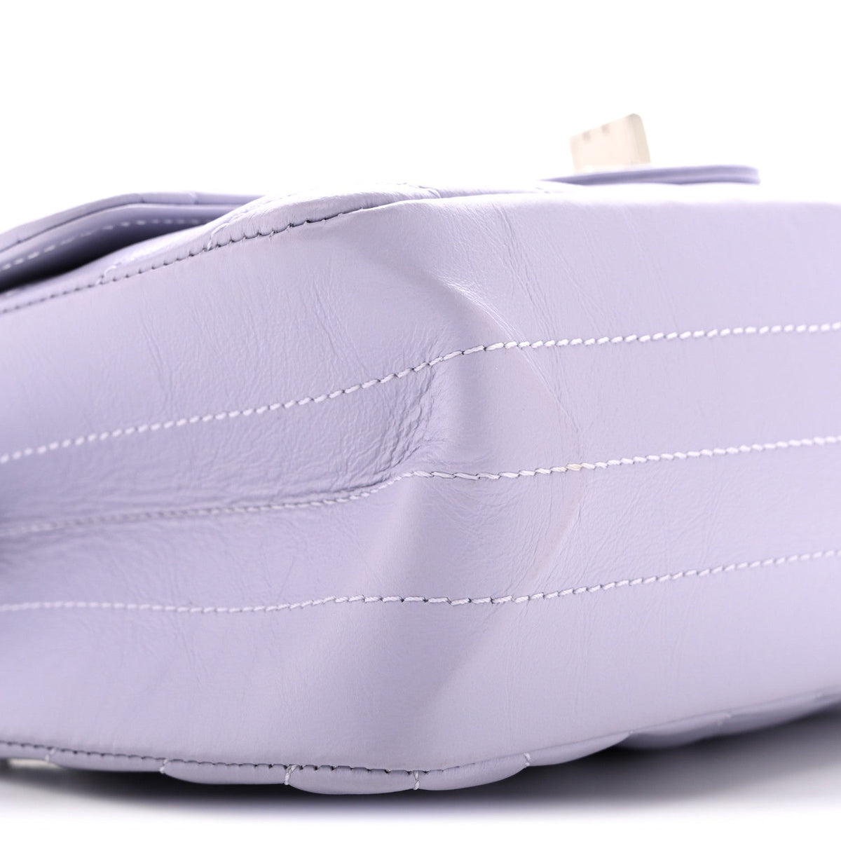 Aged Calfskin Chevron Quilted 2.55 Reissue Mini Flap Light Purple