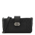 Calfskin Boy Reverso Mini Pochette Black