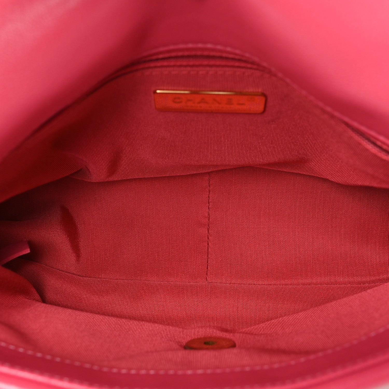 Goatskin Quilted Medium Chanel 19 Flap Pink
