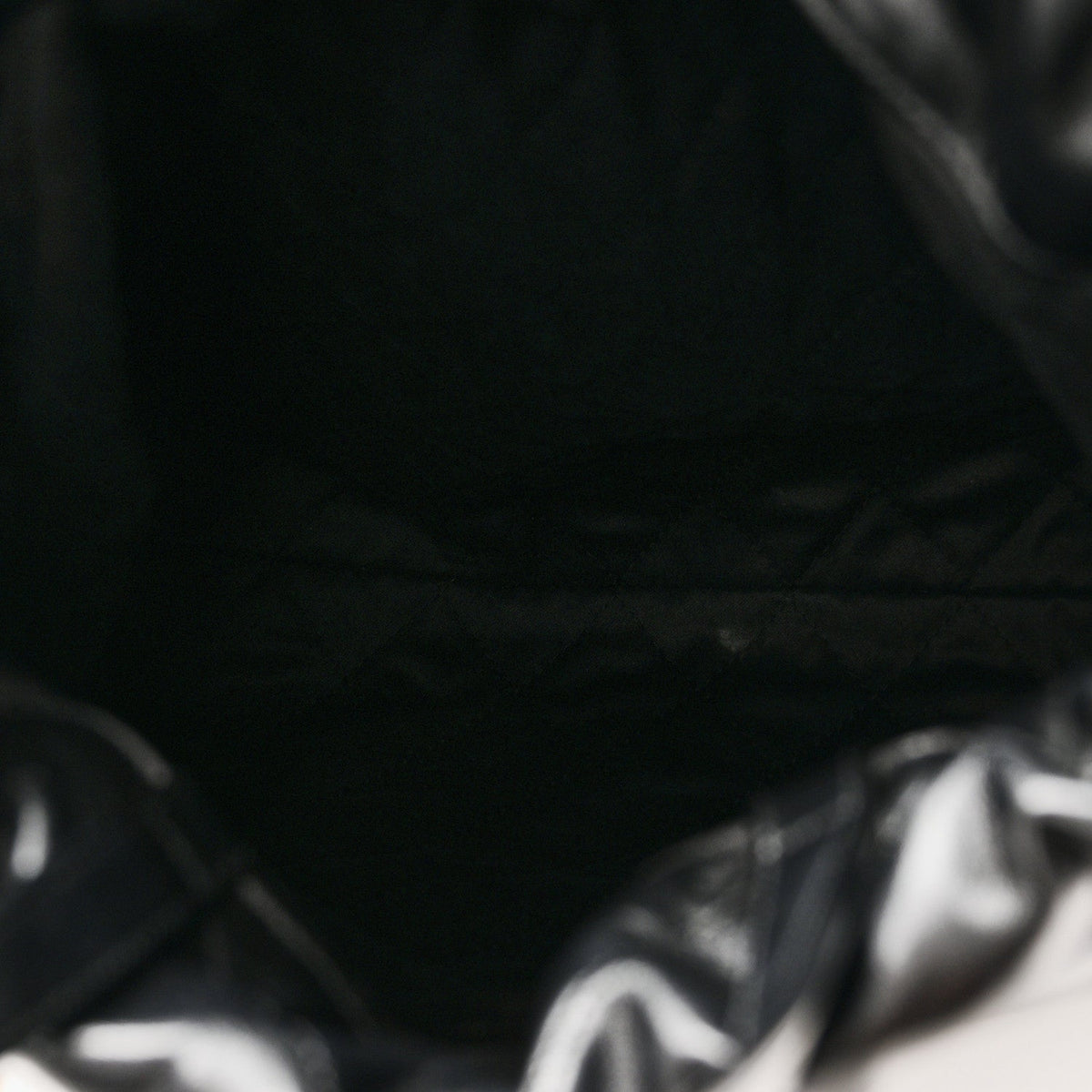 Shiny Calfskin Quilted Chanel 22 Backpack Black