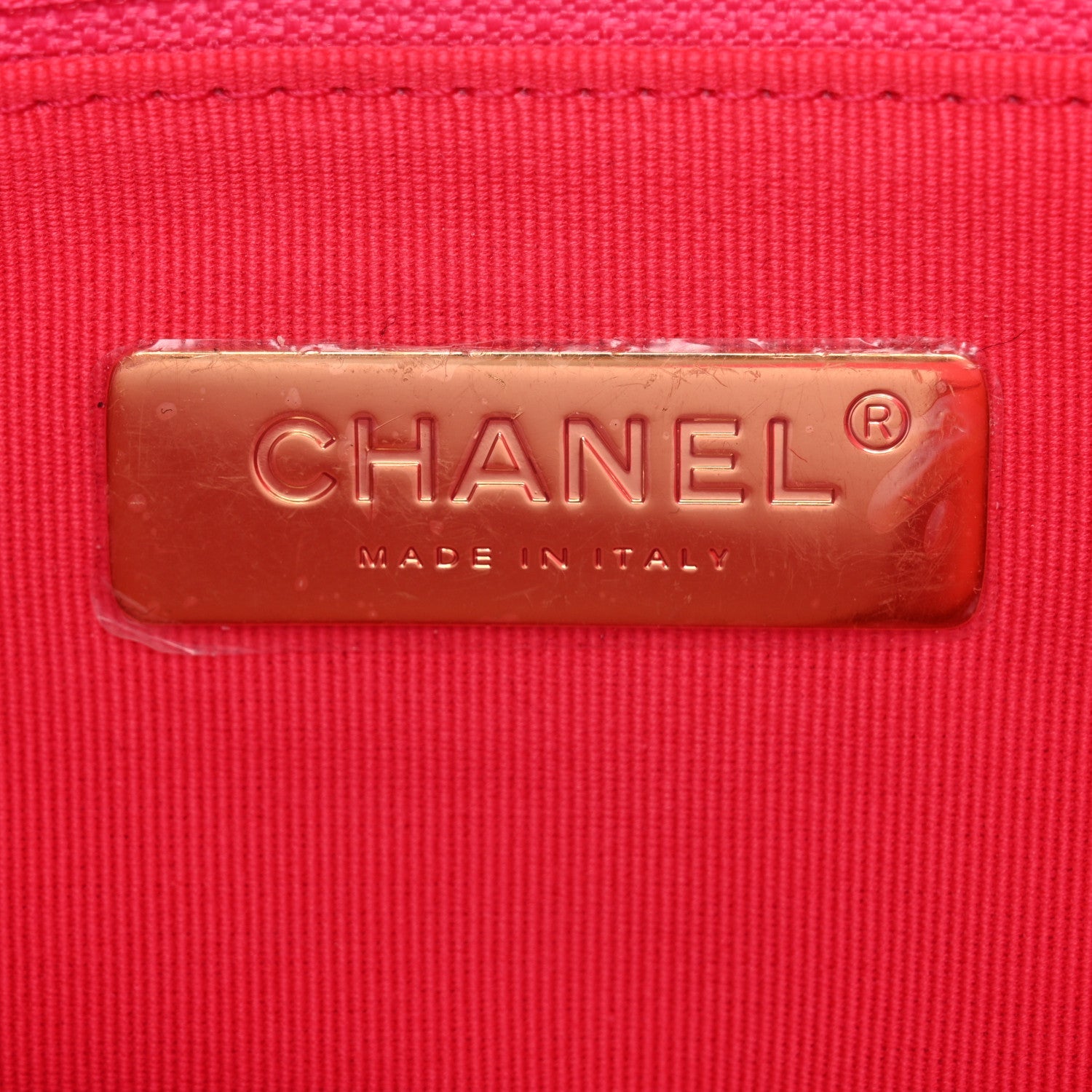 Lambskin Quilted Chanel 19 Hobo Fuchsia
