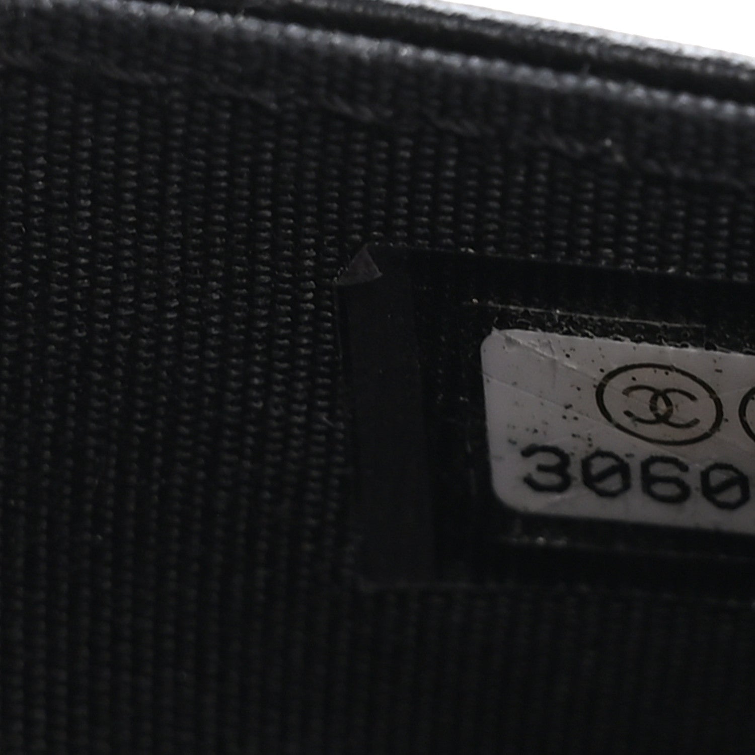 Caviar Quilted Boy Wallet On Chain WOC Black