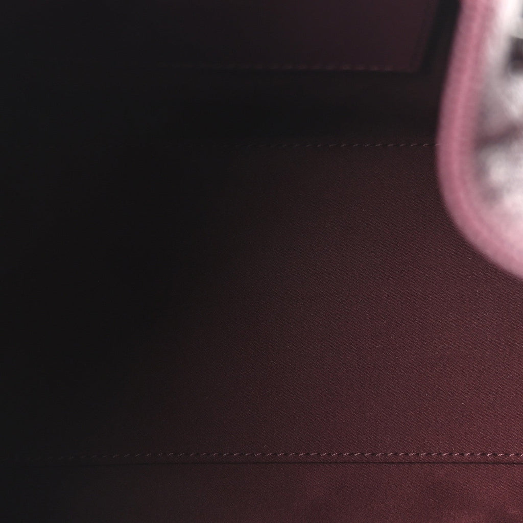 Caviar Quilted Small Chanel 25 Handbag Dark Burgundy