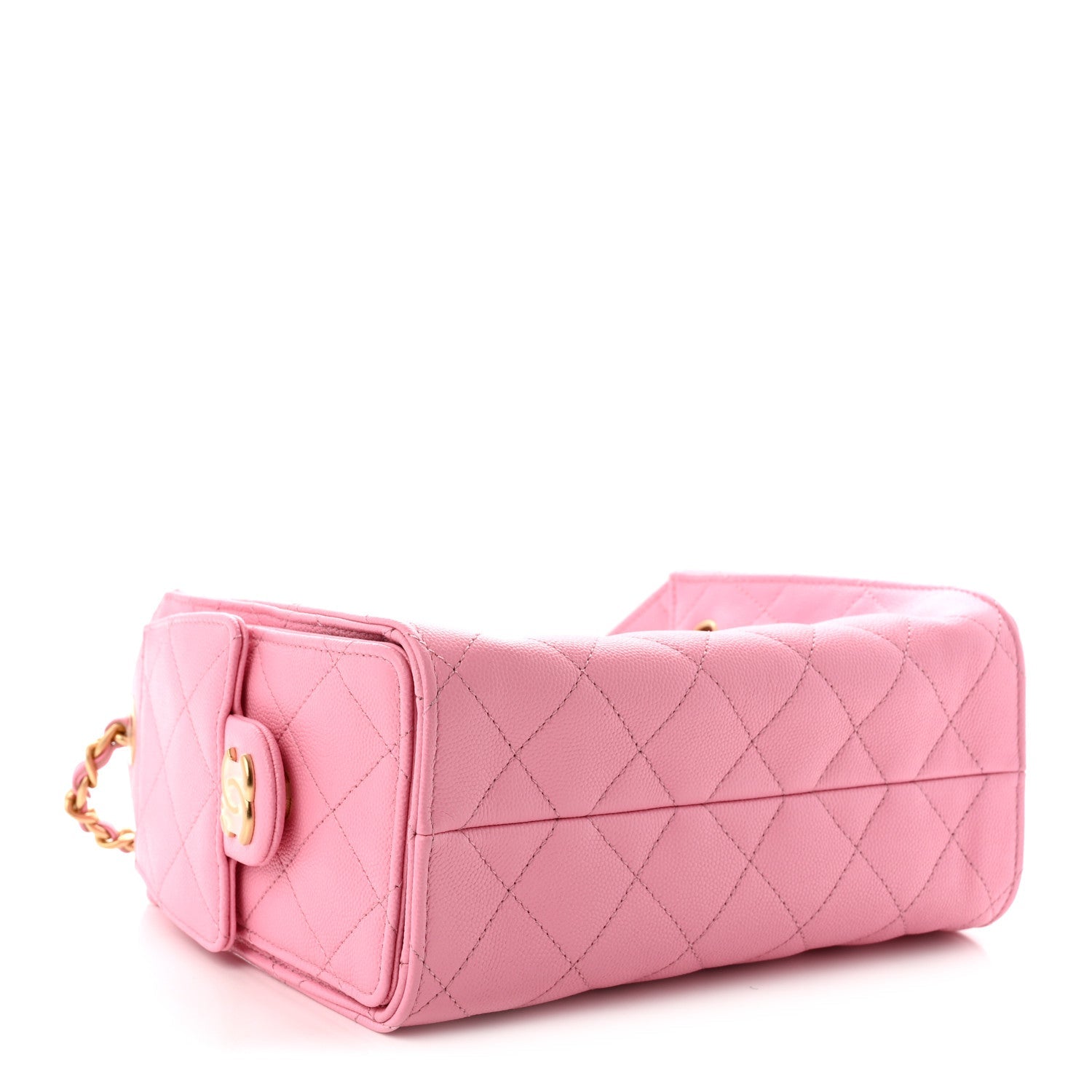 Caviar Quilted Mini Chanel 25 Handbag Pink