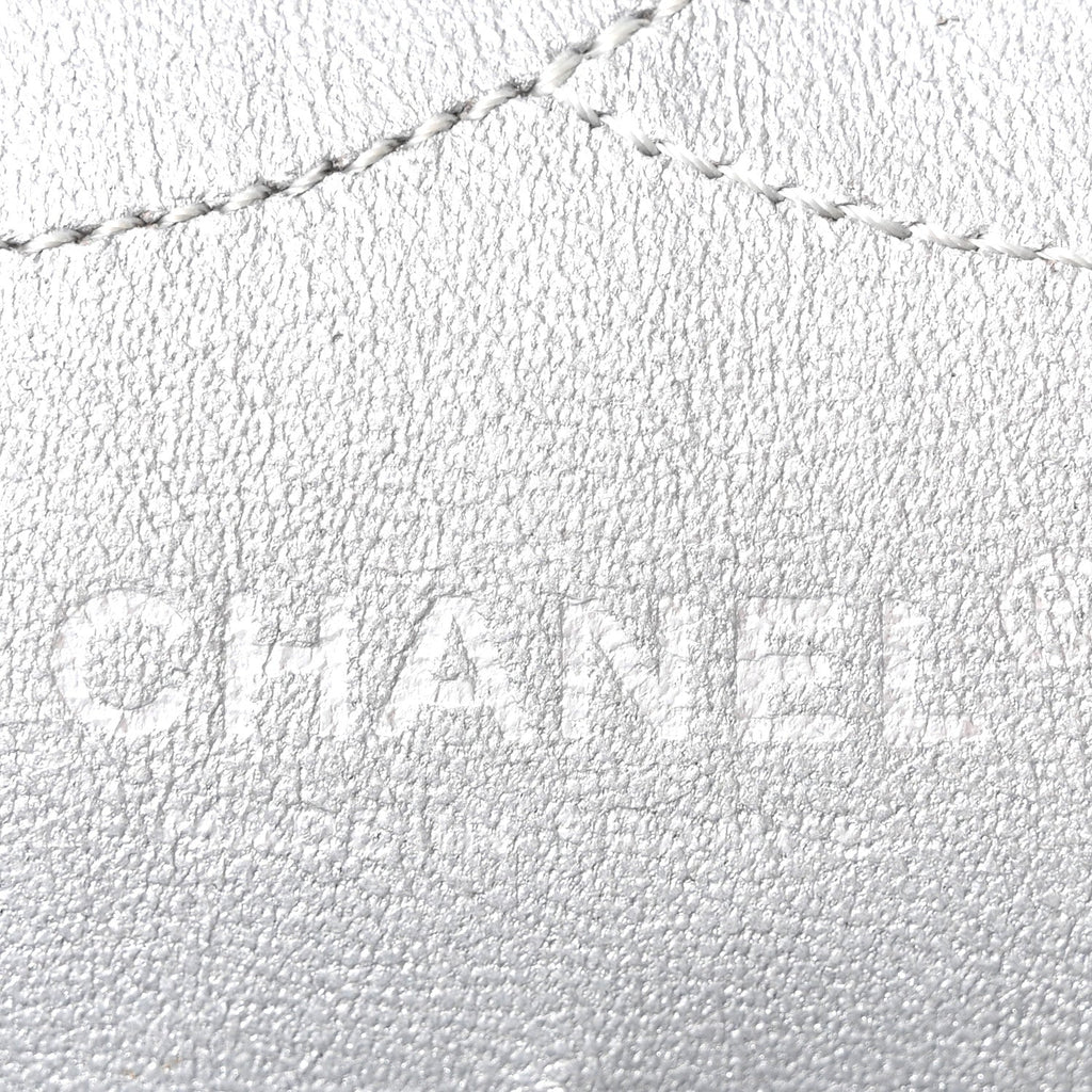 Metallic Aged Calfskin Quilted 2.55 Reissue 227 Flap Silver