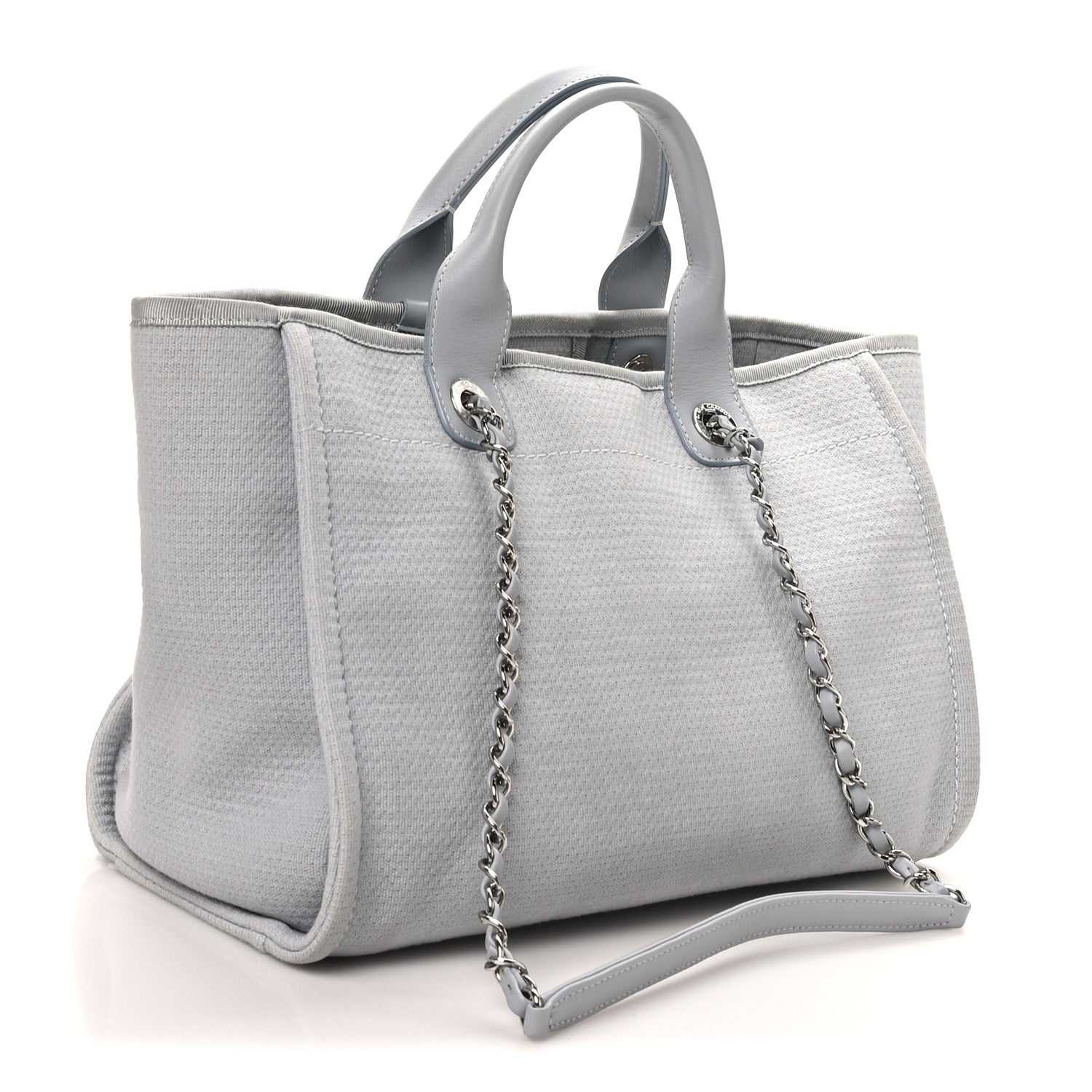 Mixed Fibers Small Deauville Tote Light Blue