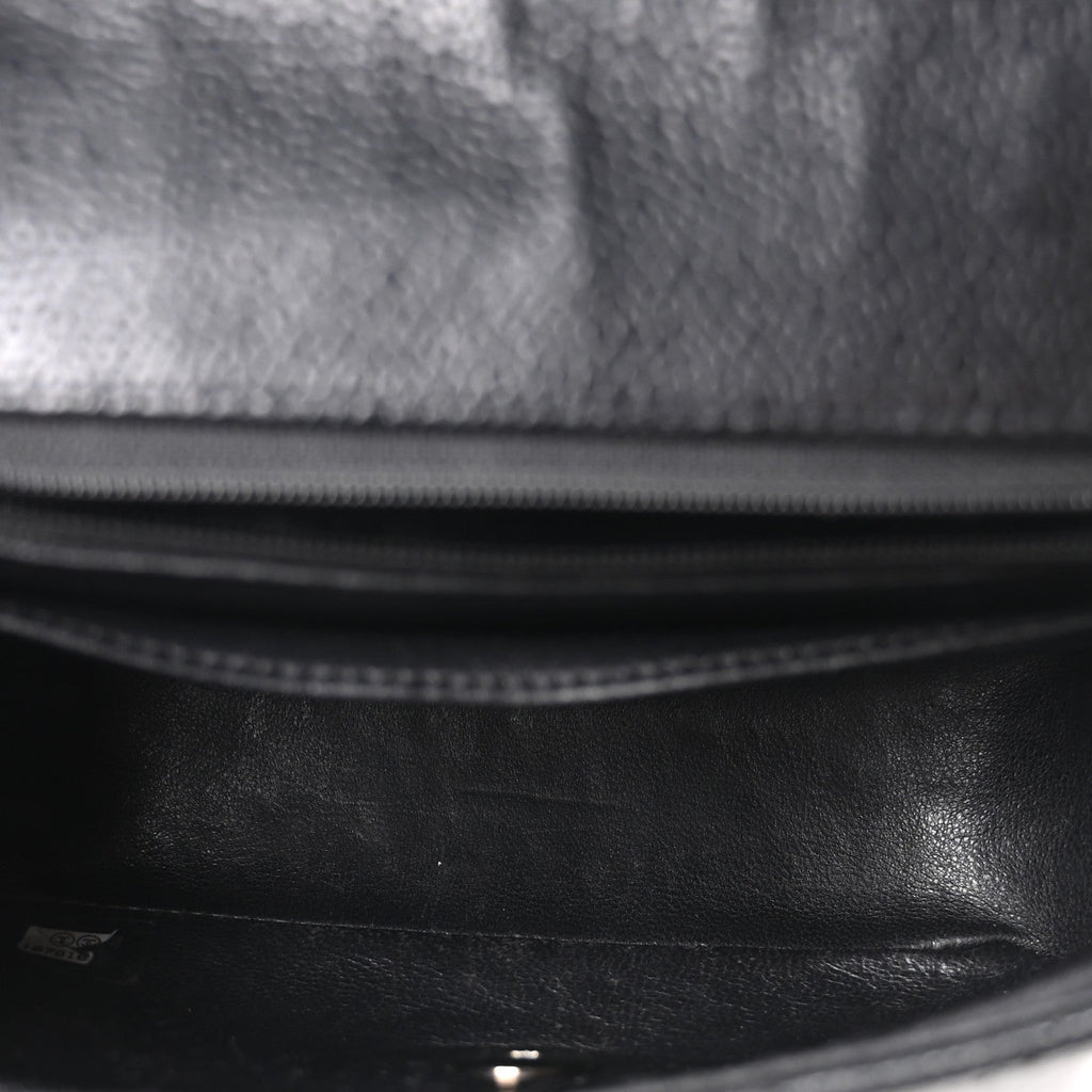 Caviar Quilted Mini Square Flap Black