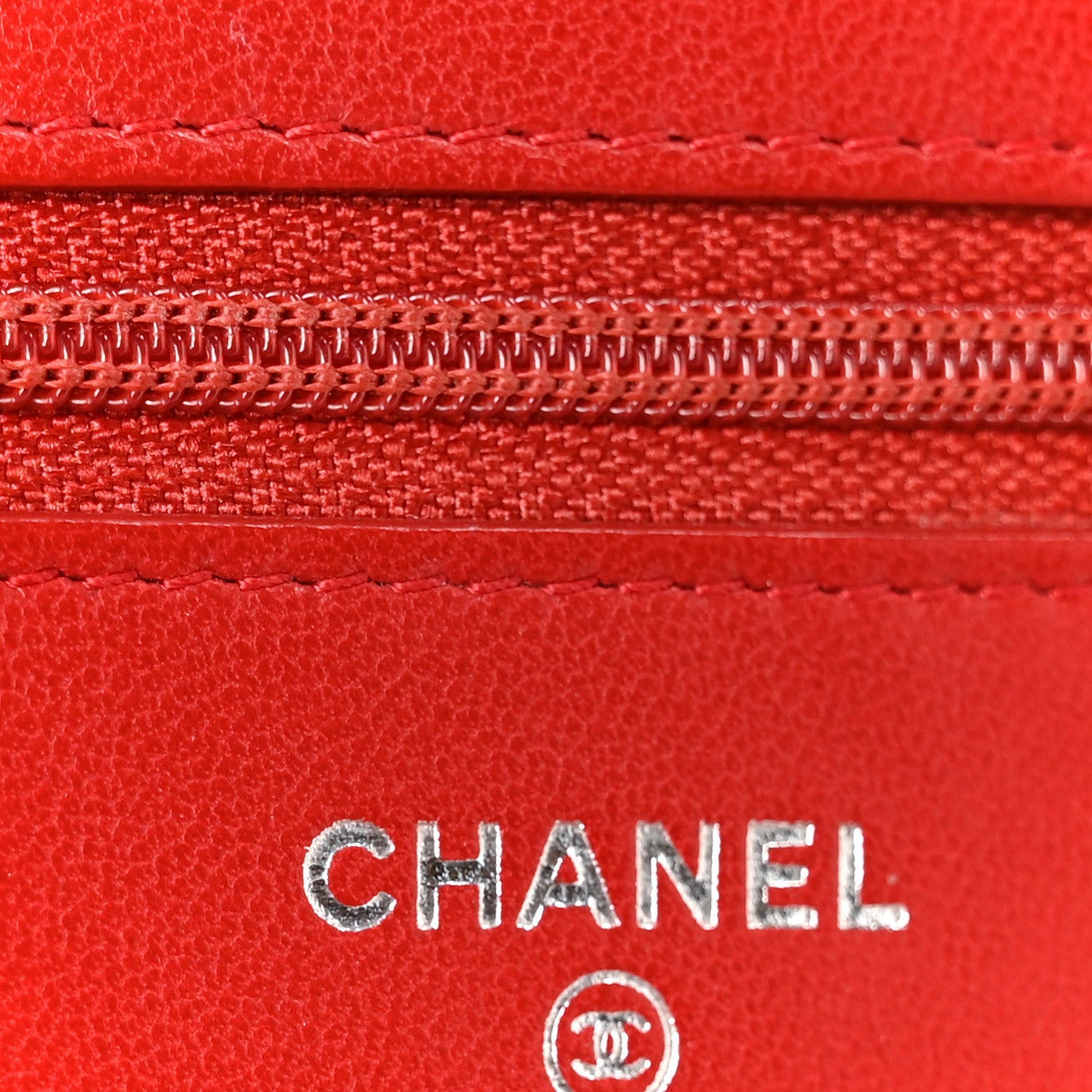 Lambskin Quilted Wallet On Chain WOC Red Pink