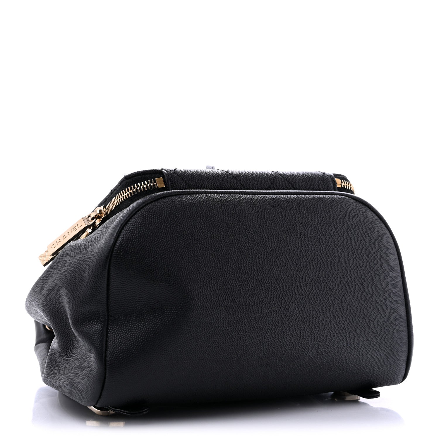 Caviar Quilted Business Affinity Backpack Black