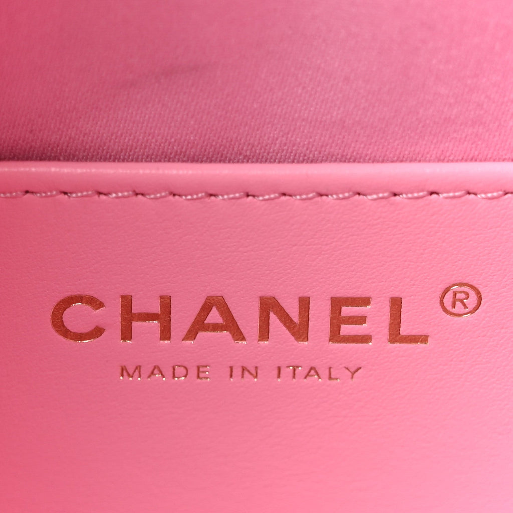 Caviar Quilted Mini Chanel 25 Handbag Pink