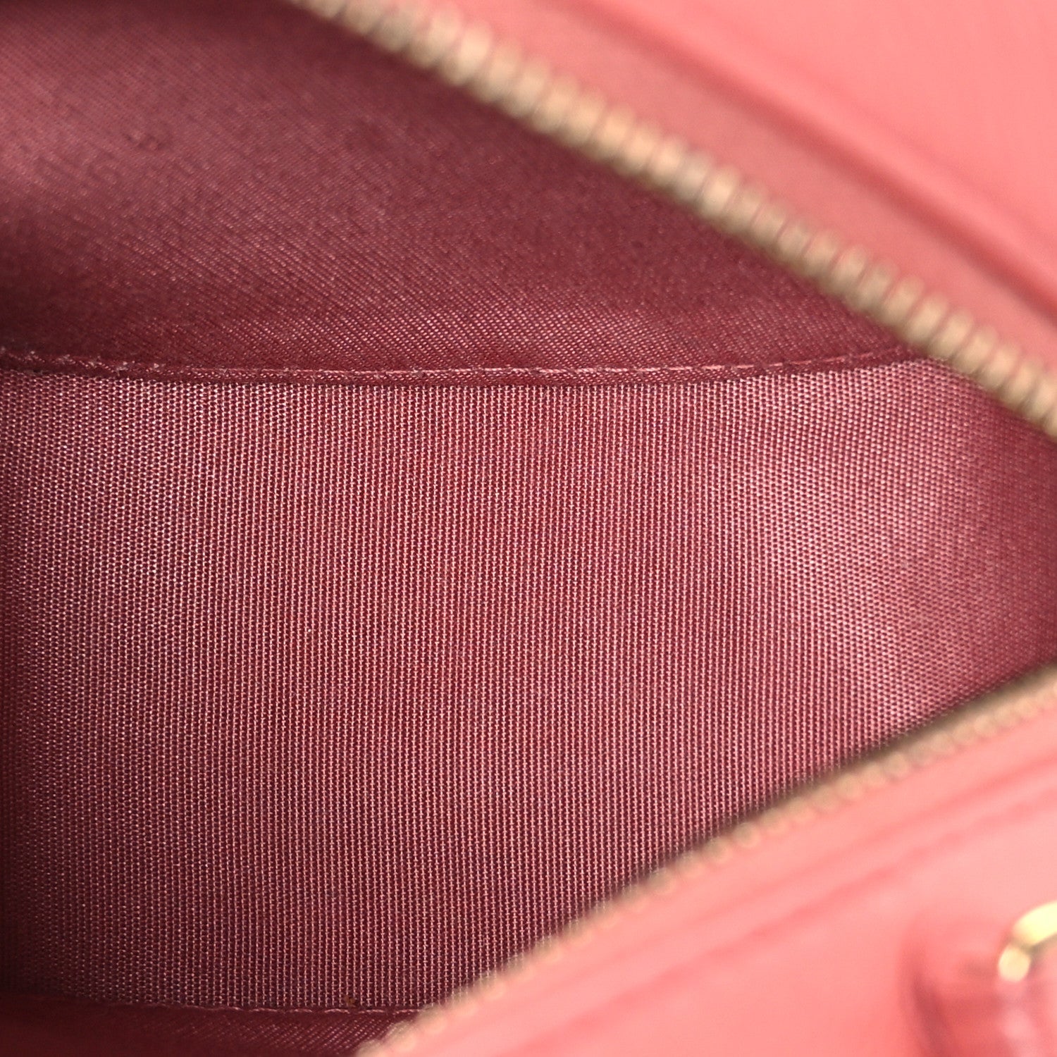 Goatskin Quilted Chanel 19 Round Clutch With Chain  Coral