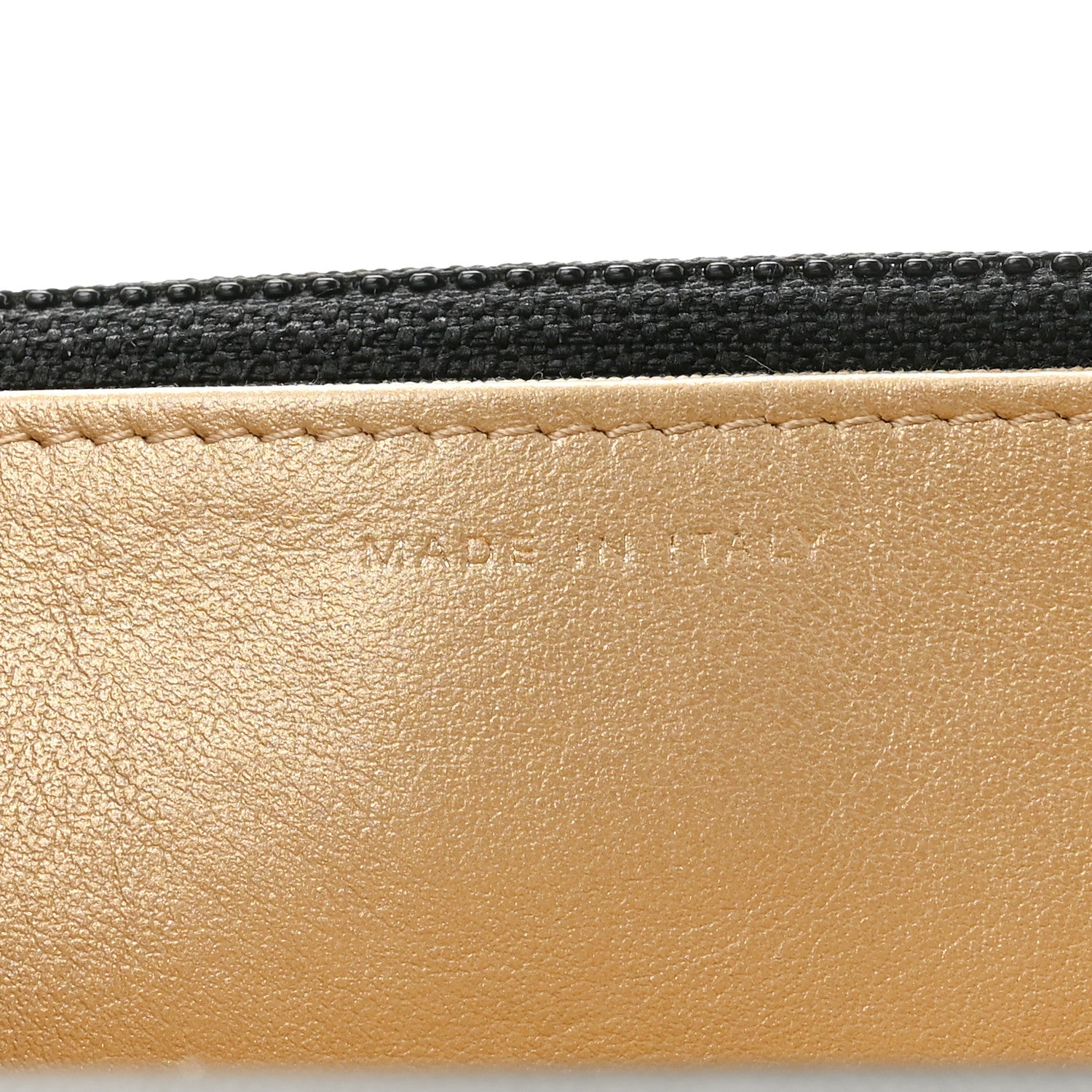 Lambskin Quilted CC Pearl Crush Wallet on Chain WOC Black