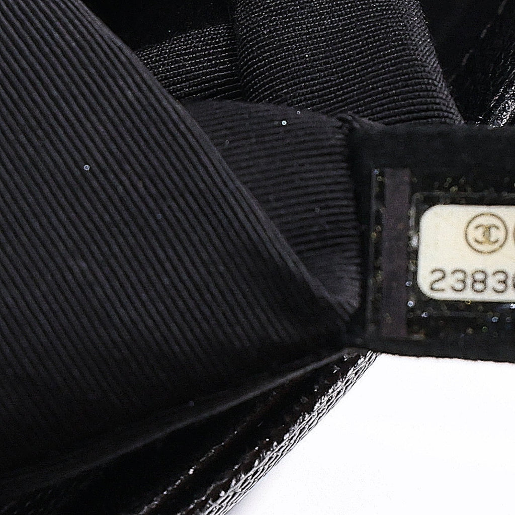 Caviar Quilted Large Boy Flap Black