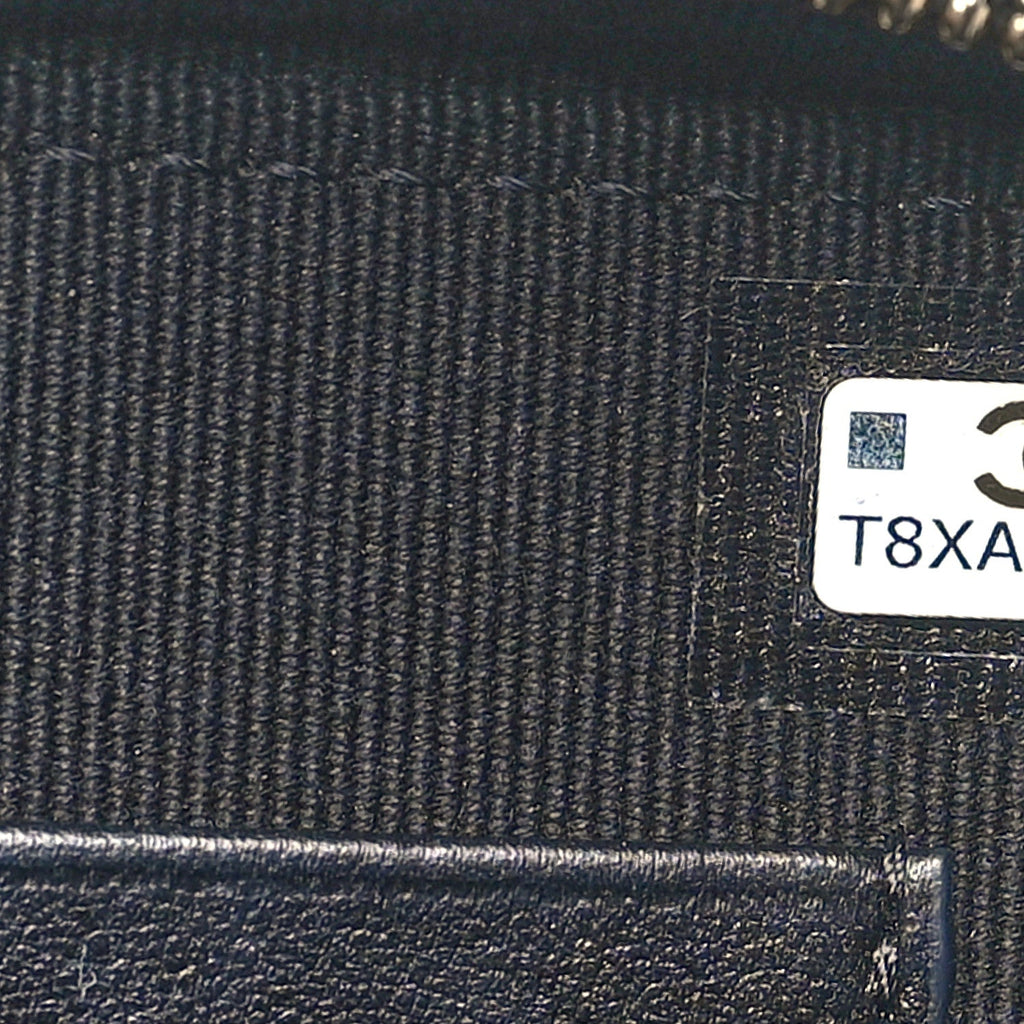 Lambskin Quilted Small Trendy CC Camera Case With Chain Navy