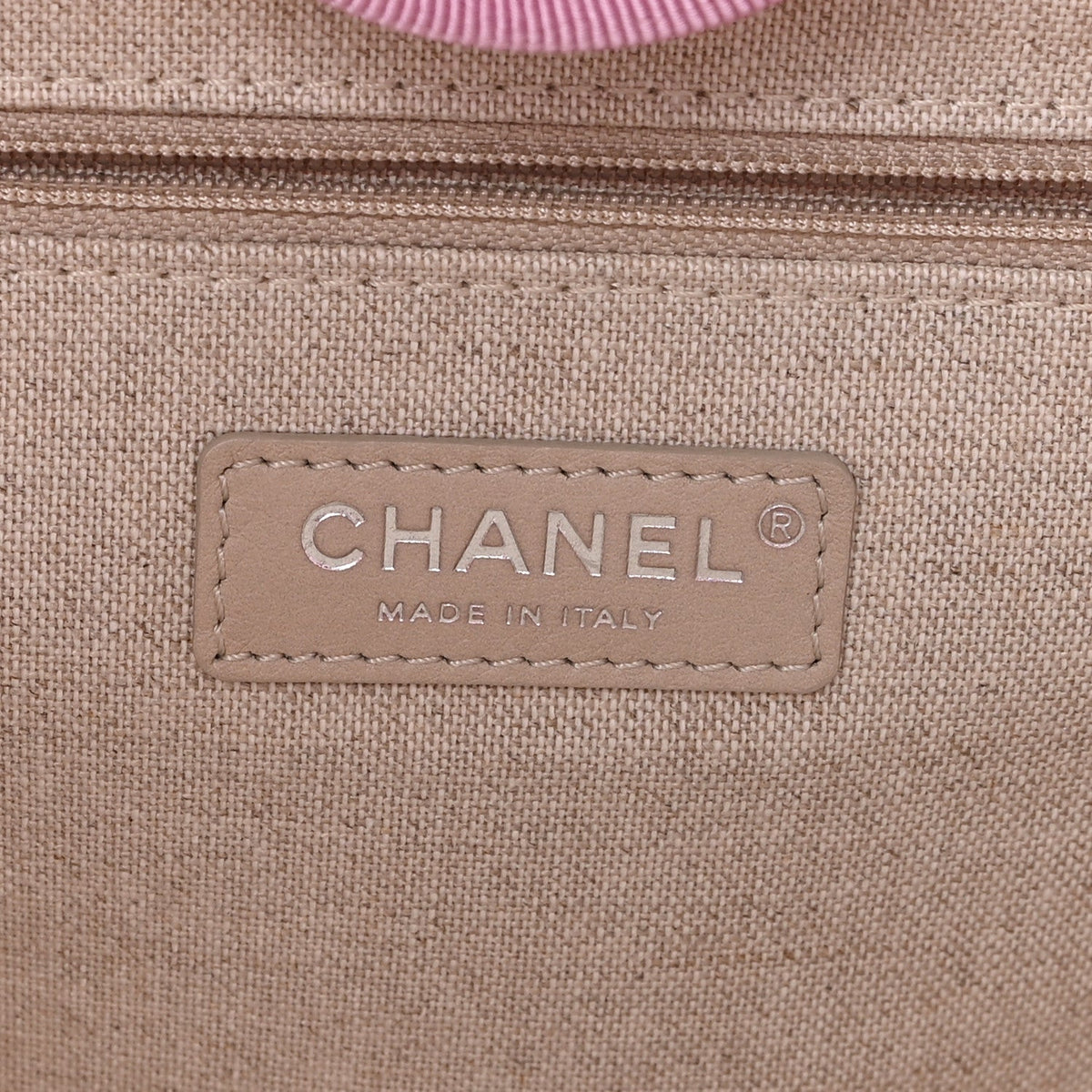 Mixed Fibers Small Deauville Tote Dark Pink