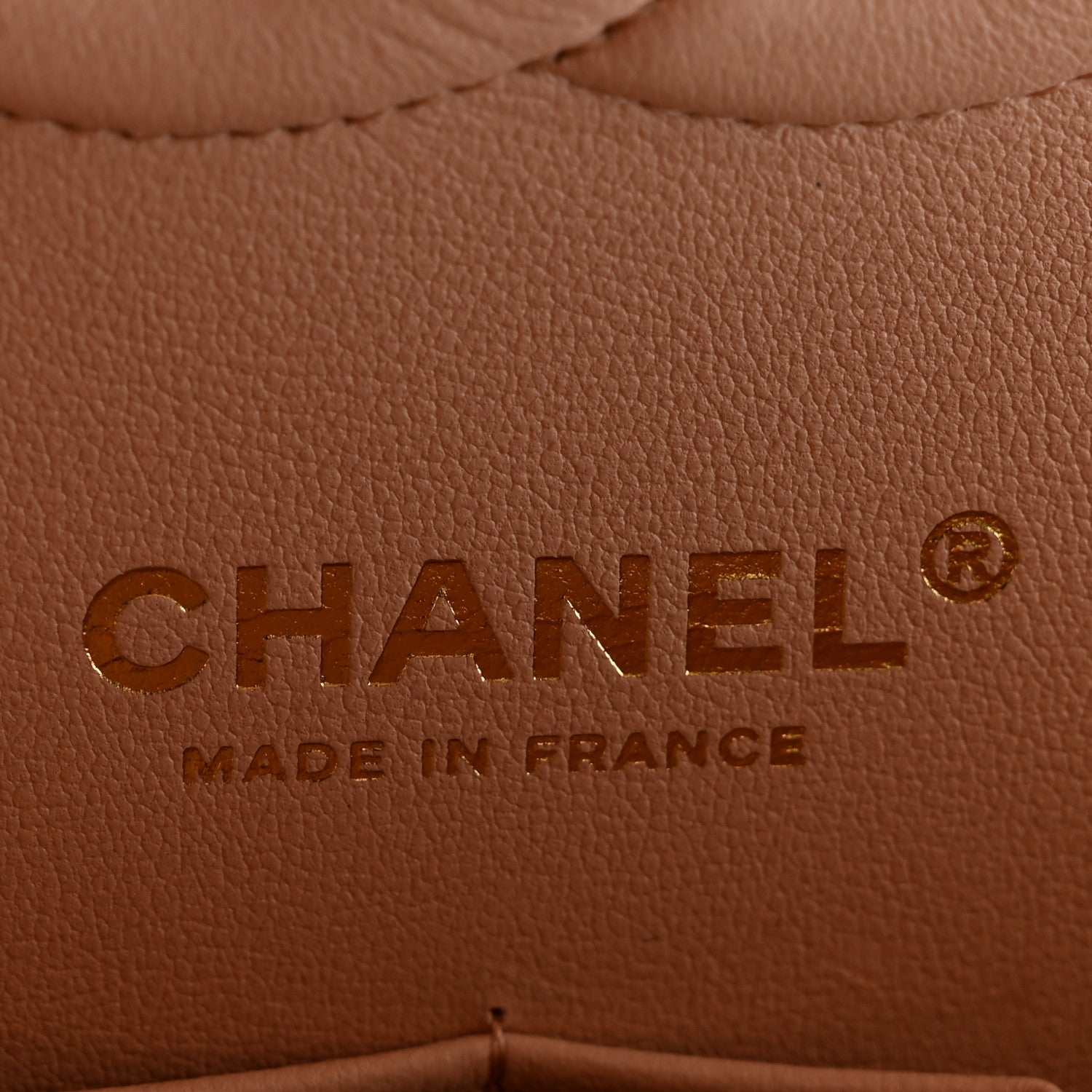 Caviar Quilted Medium Double Flap Light Beige