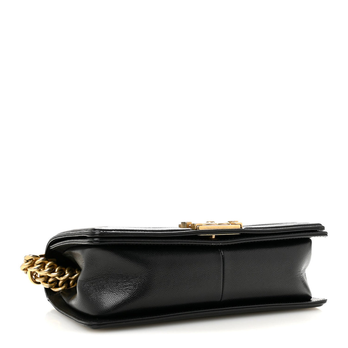 Caviar Quilted Medium Boy Flap Black