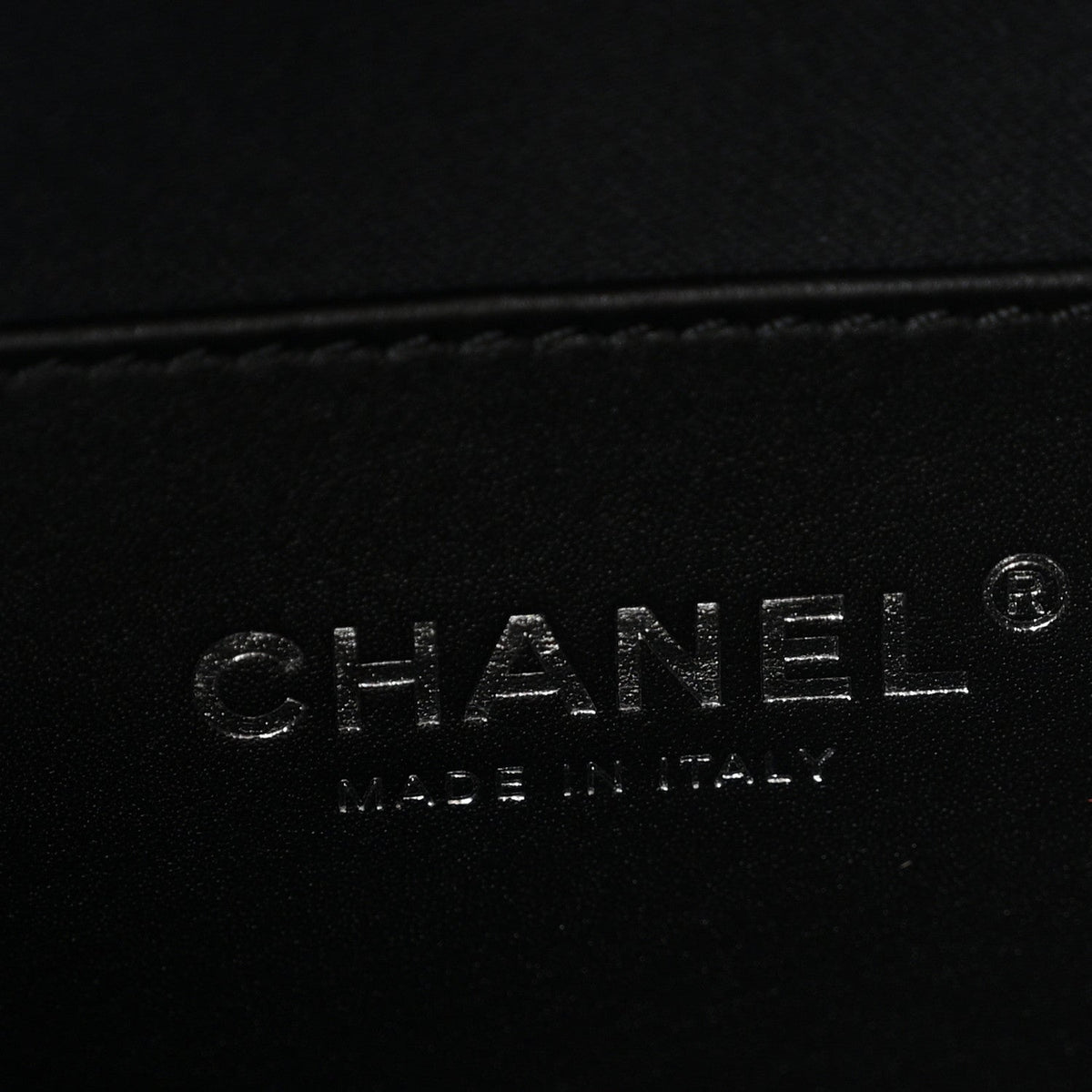 Shiny Crumpled Calfskin Quilted Medium Chanel 25 Handbag Black