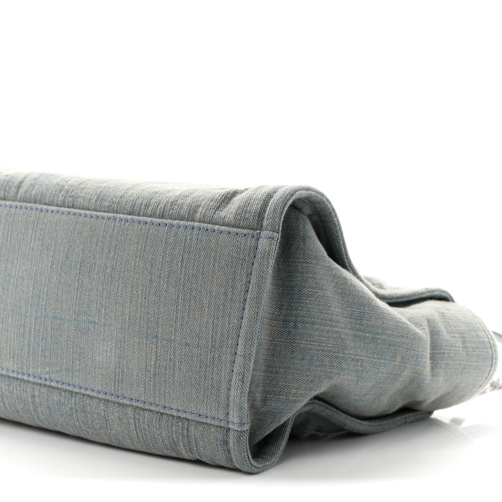 Denim Small Deauville Tote Light Blue