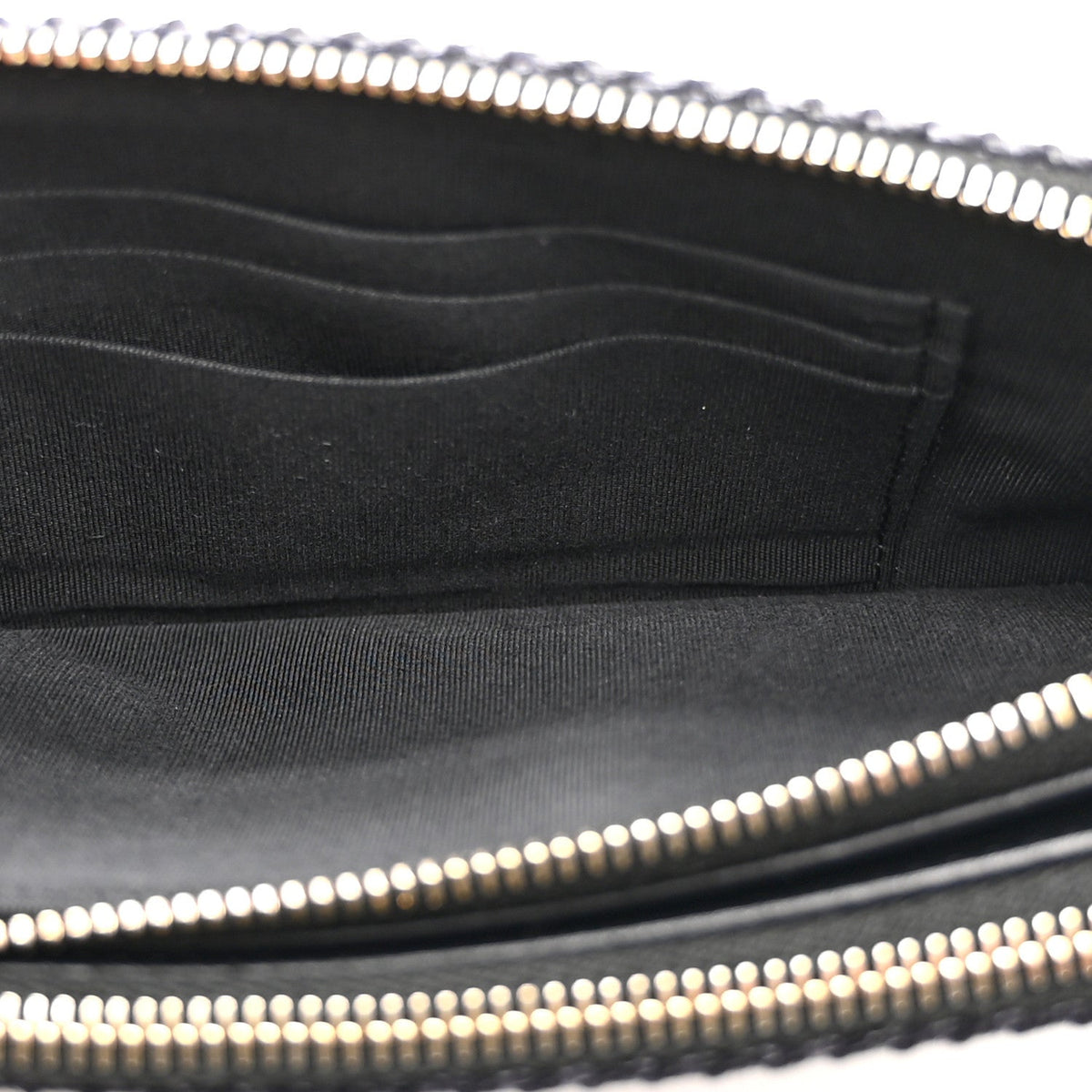 Lurex Straw Small Deauville Clutch With Chain Blue