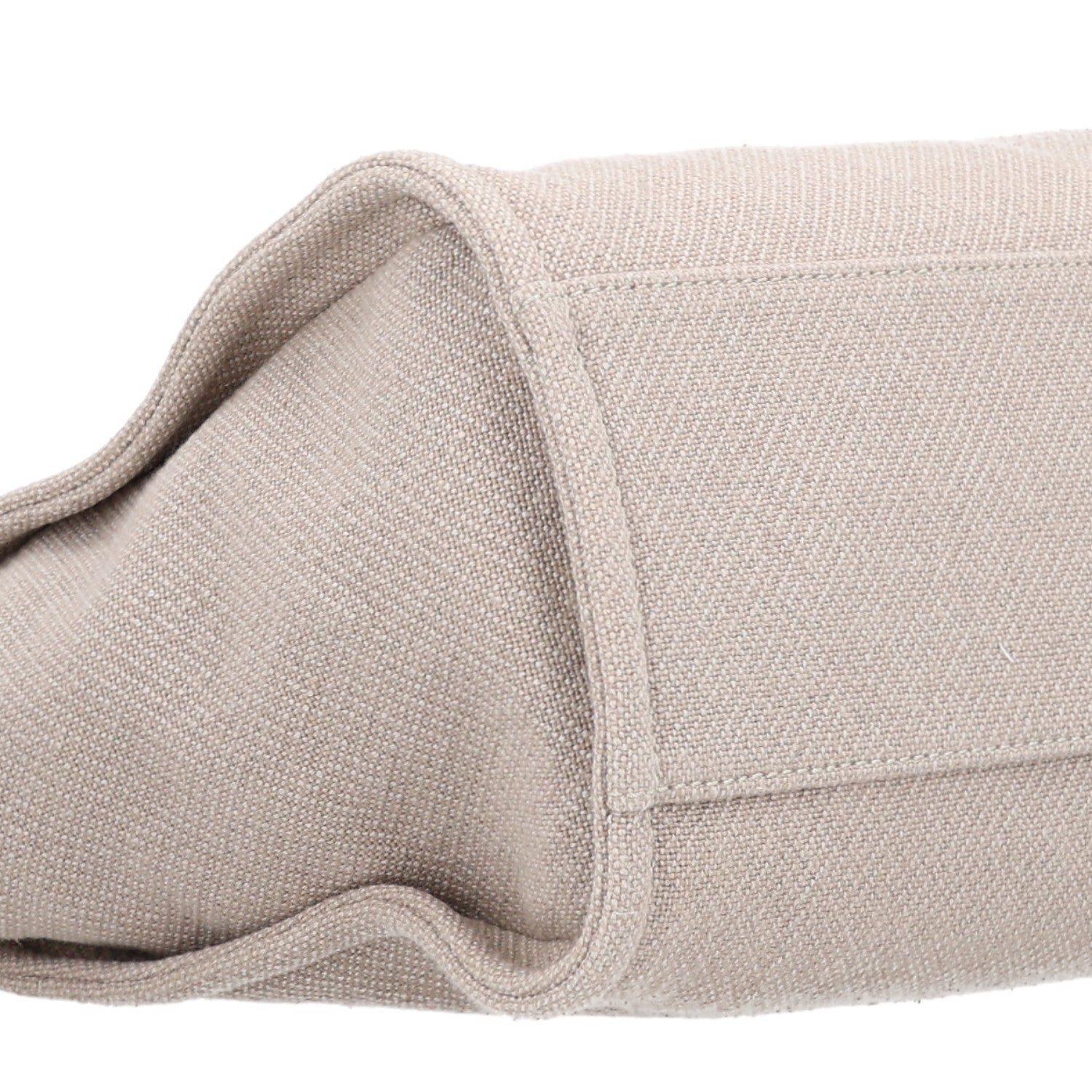 Mixed Fibers Calfskin Small Deauville Tote Grey