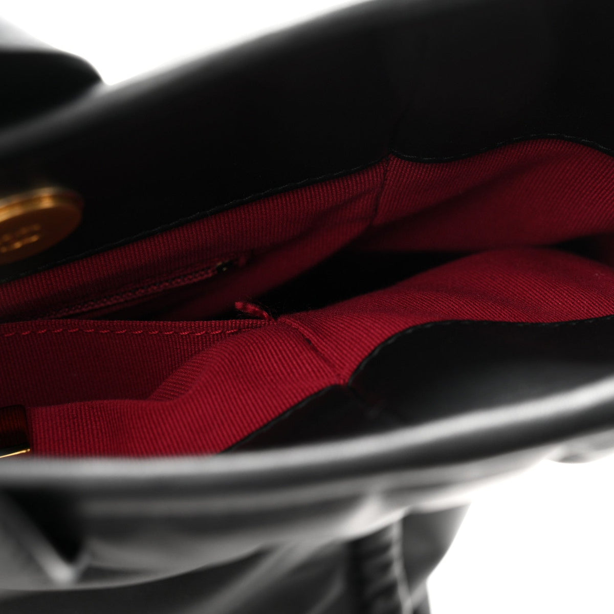 Calfskin Small Deauville Tote Black