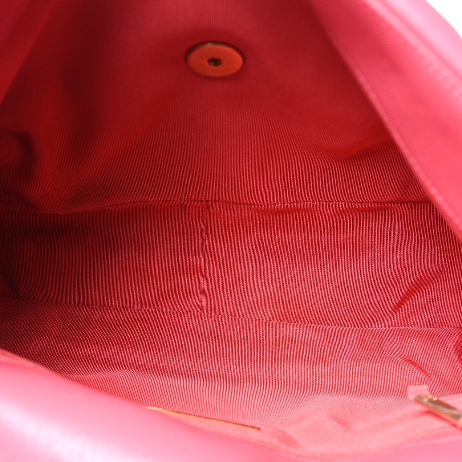 Goatskin Quilted Large Chanel 19 Flap Dark Pink