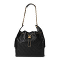 Caviar Quilted Medium Chanel 25 Handbag Black