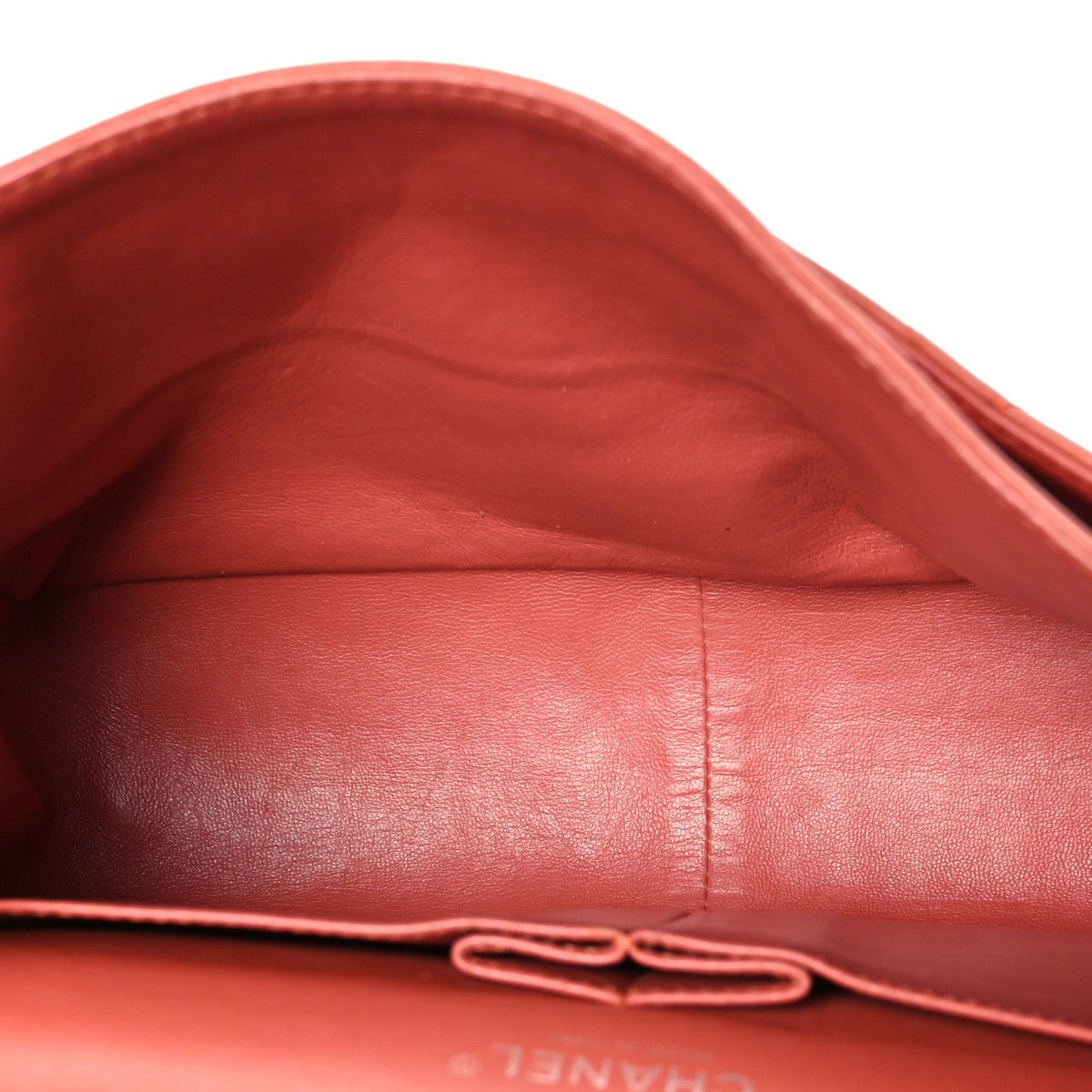 Aged Calfskin Quilted 2.55 Reissue 227 Flap Orange