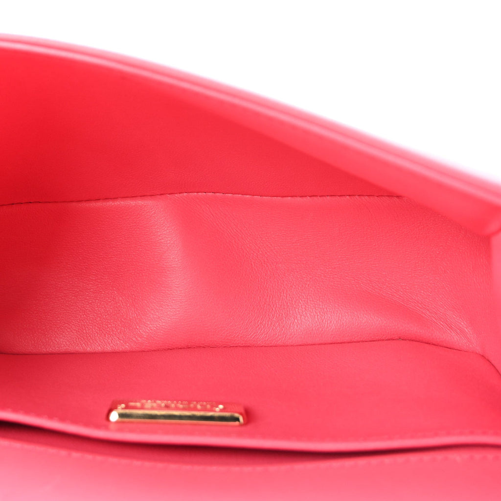 Snakeskin Small Boy Flap Pink