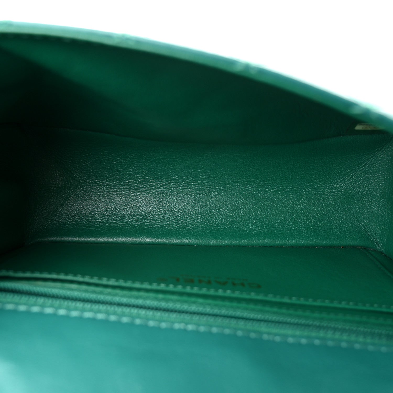 Aged Calfskin Quilted 2.55 Reissue Mini Flap Green
