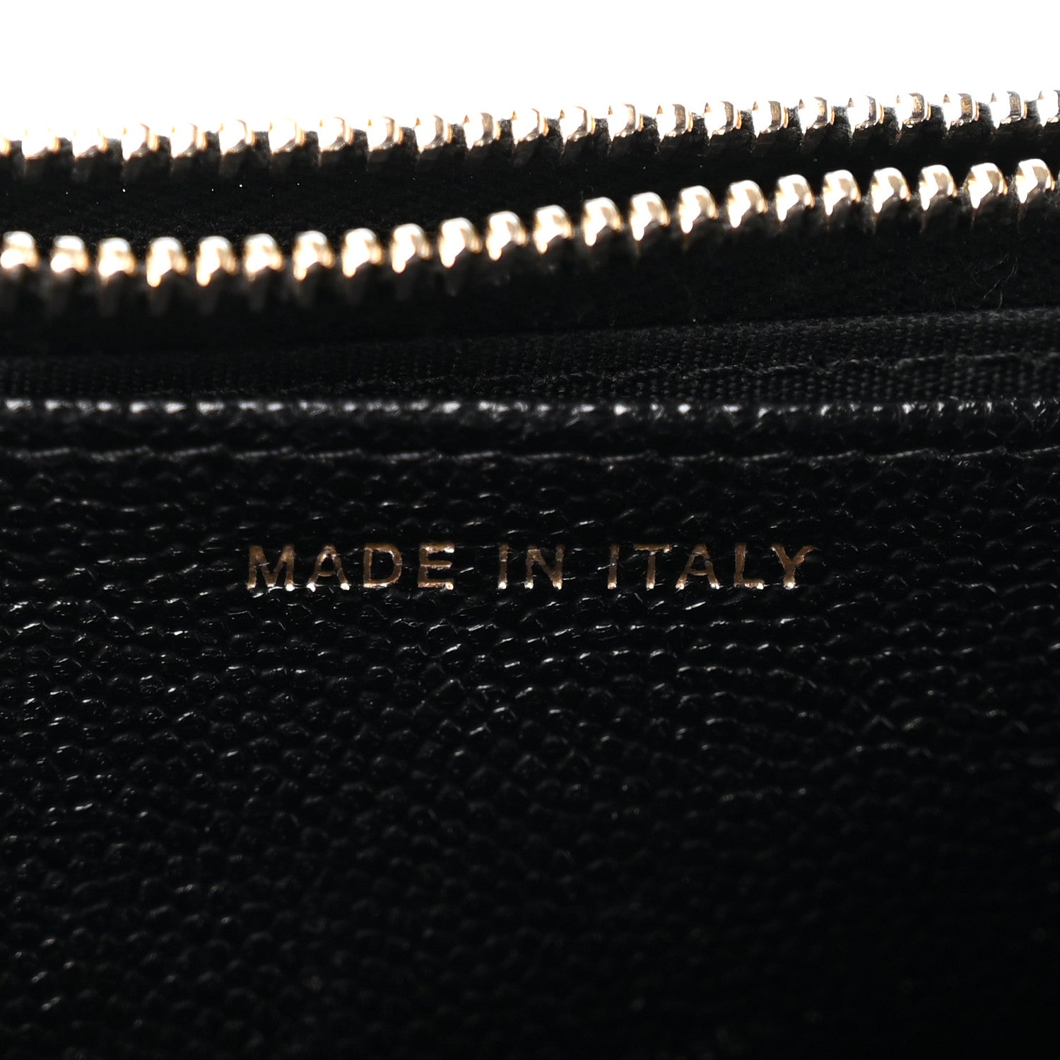 Caviar Quilted Golden Class Wallet On Chain WOC Black