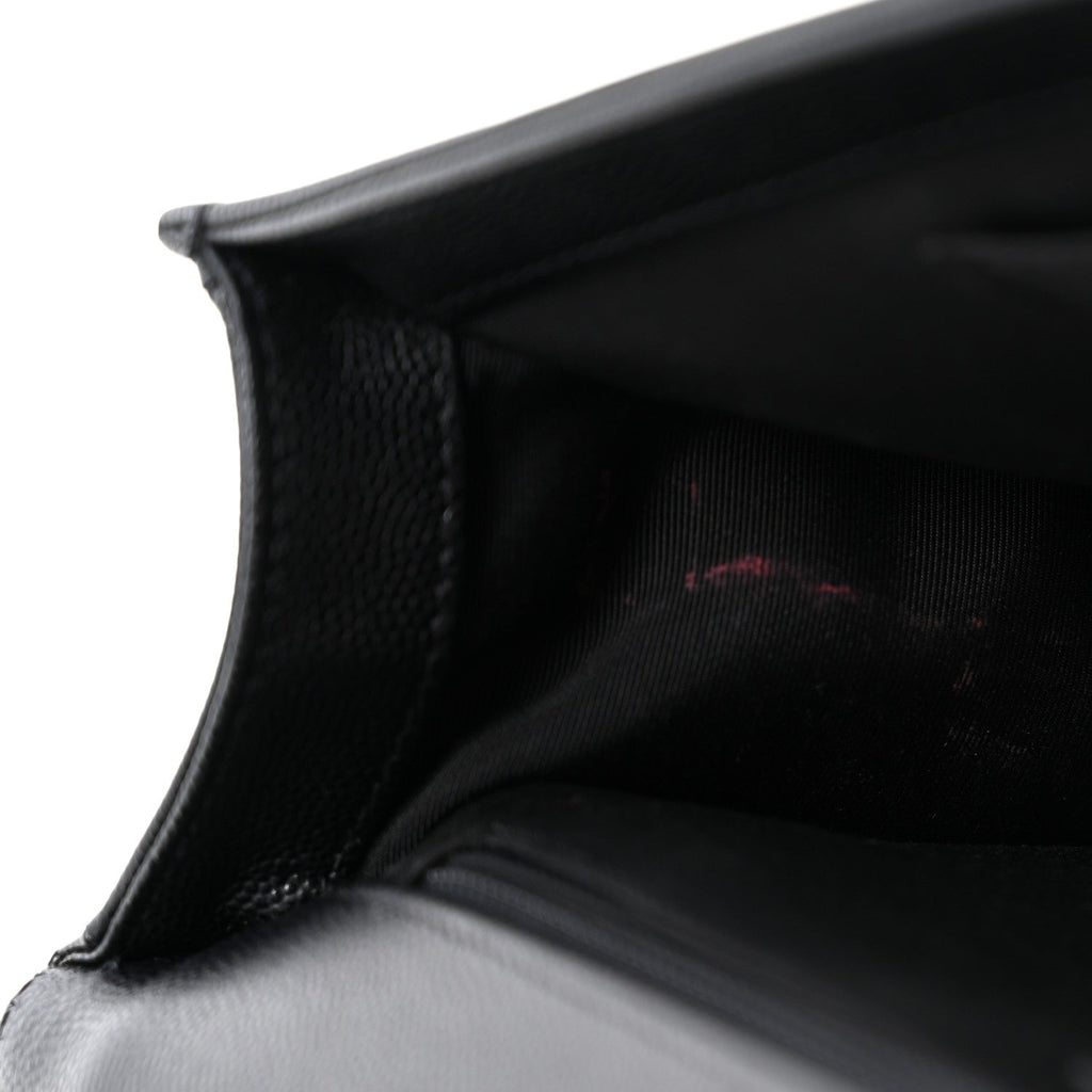 Caviar Quilted New Medium Boy Flap Black
