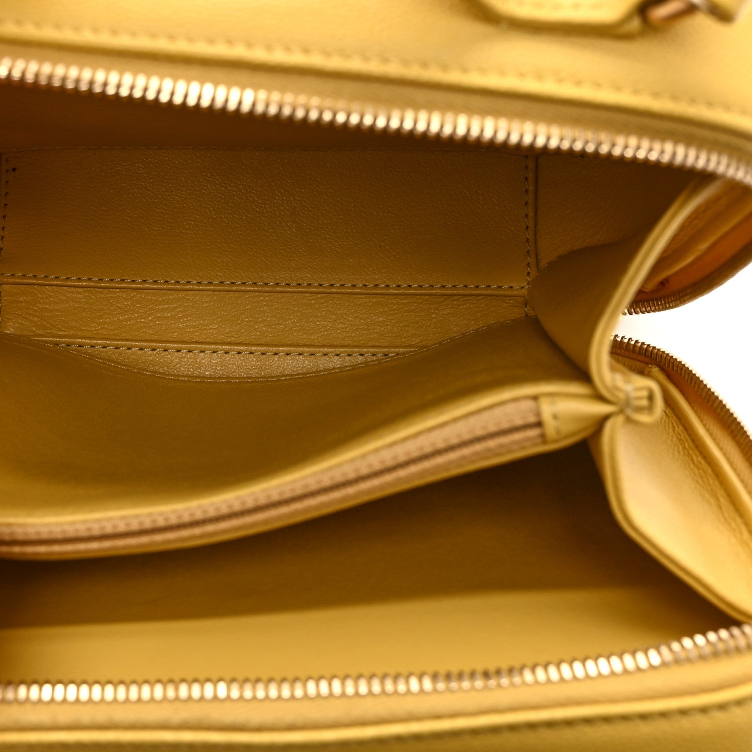 Caviar Quilted Medium CC Filigree Vanity Case Yellow