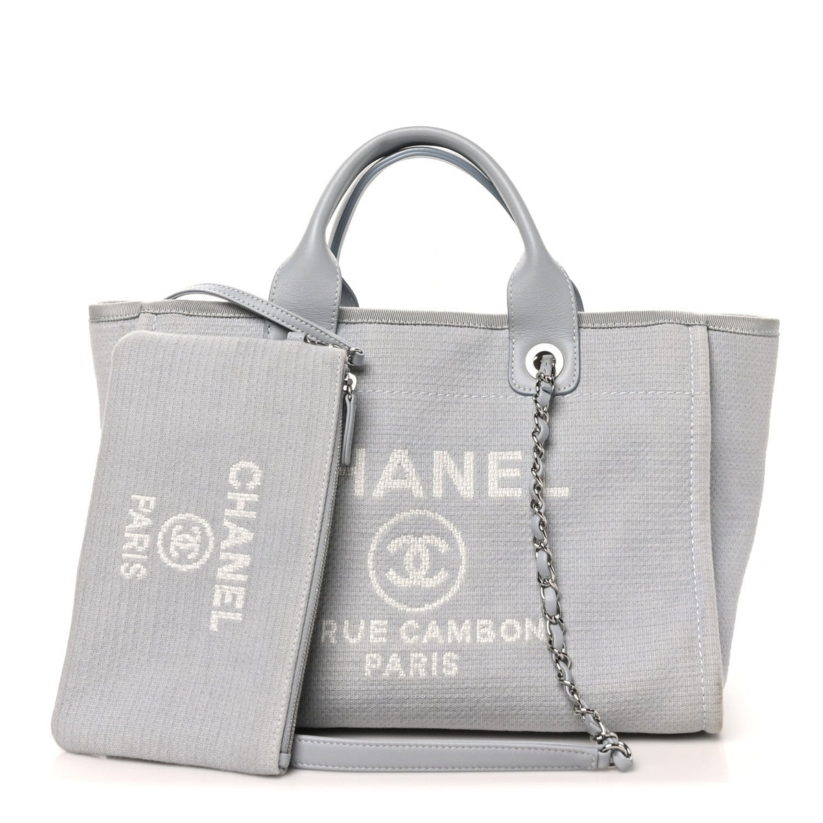 Mixed Fibers Small Deauville Tote Light Blue