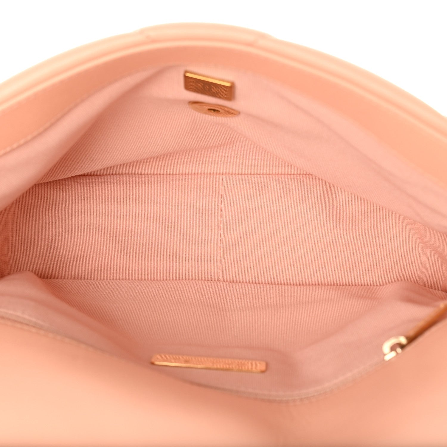 Goatskin Quilted Medium Chanel 19 Flap Light Pink