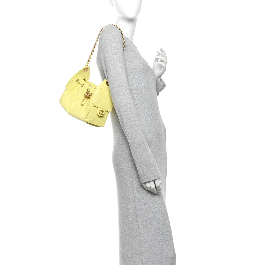 Caviar Quilted Mini Chanel 25 Handbag