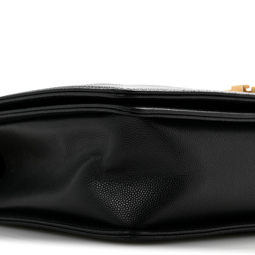 Caviar Quilted New Medium Boy Flap Black