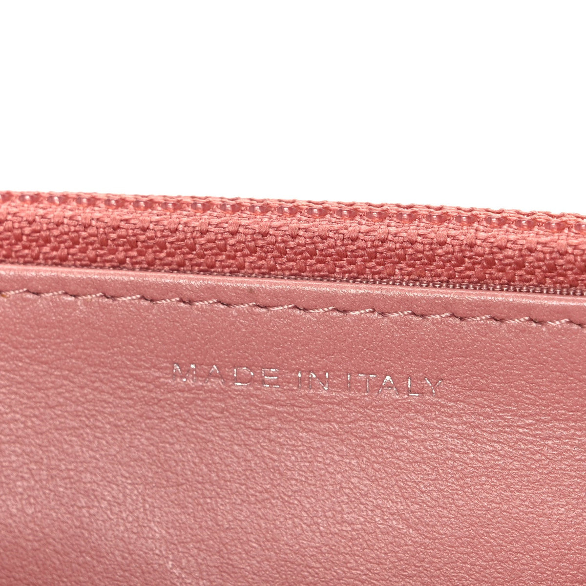 Ombre Patent Calfskin Quilted Wallet on Chain WOC Pink White
