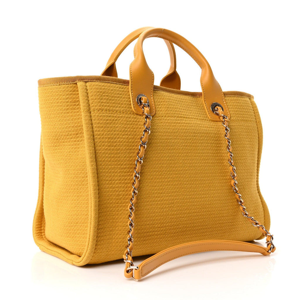 Mixed Fibers Small Deauville Tote Yellow