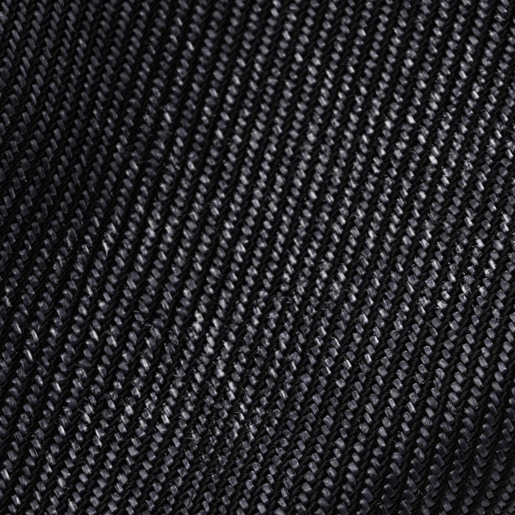 Mixed Fibers Calfskin Small Deauville Tote Black