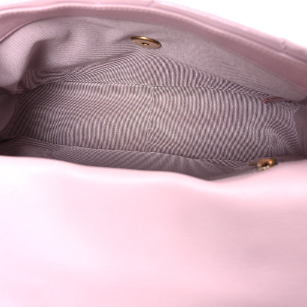 Lambskin Quilted Medium Chanel 19 Flap Light Pink