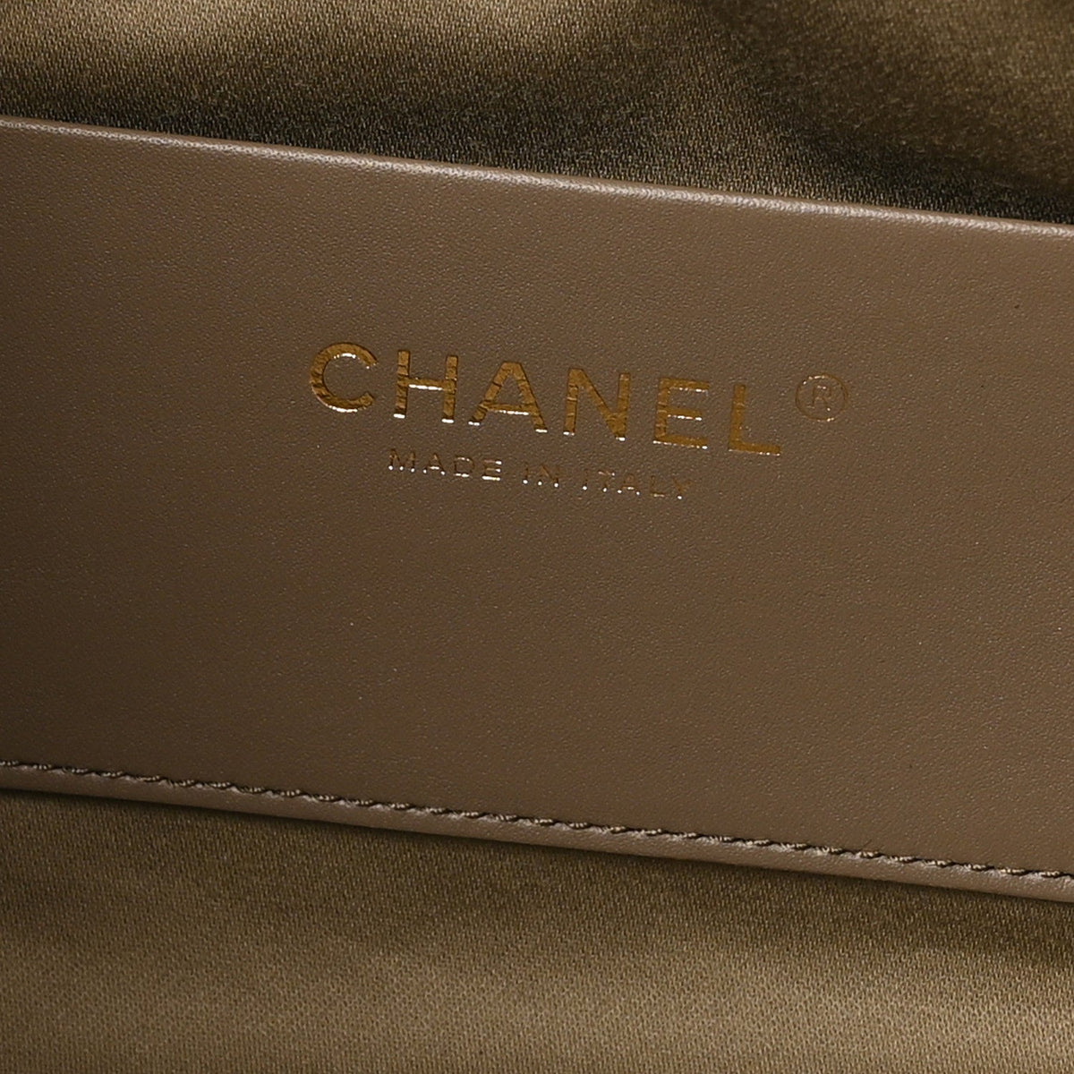 Pony Hair Mini Chanel 25 Handbag Dark Khaki